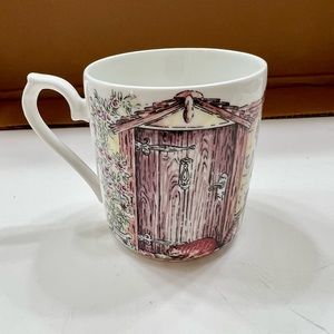 Springfield Fine Bone China Coffee Mug Cup Handcrafted England Marigold‎ Cottage